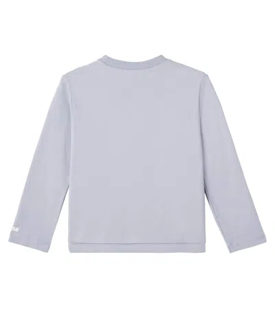 Donsje Jorijn Cotton Jersey Top In Blue