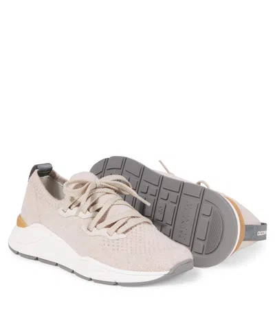 Brunello Cucinelli Low-top Sneakers In Neutral