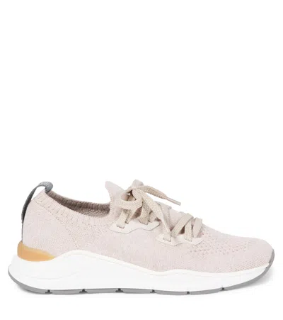 Brunello Cucinelli Low-top Sneakers In Neutral