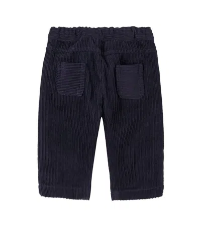 Tartine Et Chocolat Baby Cotton Corduroy Pants In Blue