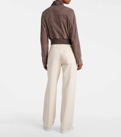 绒面革飞行员夹克