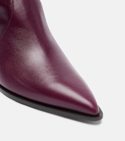 Aquazzura Ankle Boot With Cone Heel And Pointed Toe In Multi