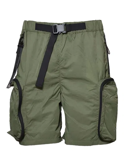 Alpha Industries Cargo-shorts Mit Gürtel In Green