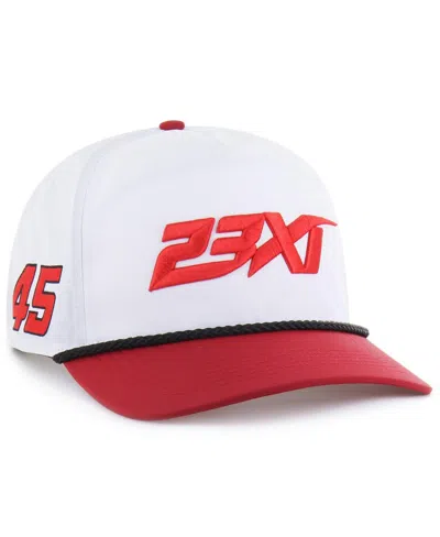 47 Brand Men's White/red Tyler Reddick 23xi Rope Hitch Adjustable Hat In Multi