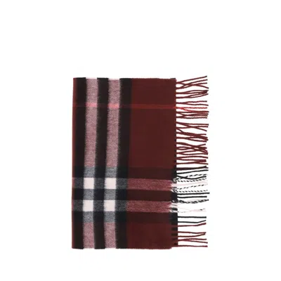 Burberry Wide Check Wool Scarf