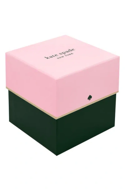 Kate Spade 3-hand Two-tone Bracelet Watch, 30mm In Silver