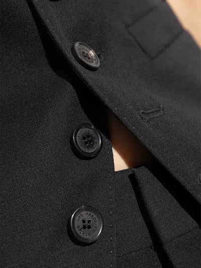 Dsquared2 Buttoned V-neckline Waistcoats Front Pockets In Black