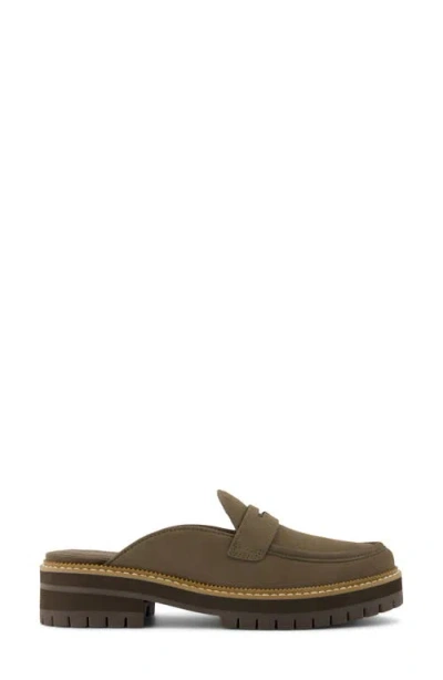 Toms Women's Cara Lug Sole Loafer Mules In Green