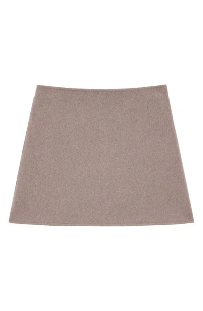 Theory Mini Skirt In Brown