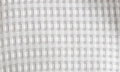 Derek Lam 10 Crosby Dianna Mini Grid Georgette Button-up Top In White