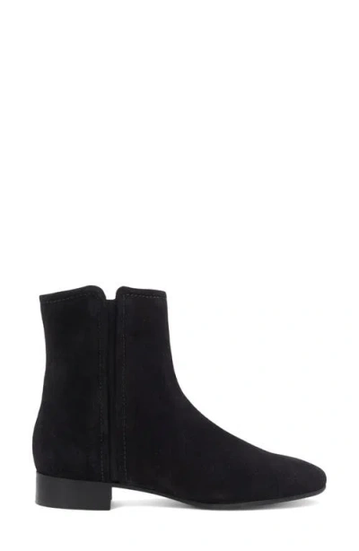Aquatalia Reeta Luxe Suede Bootie In Black