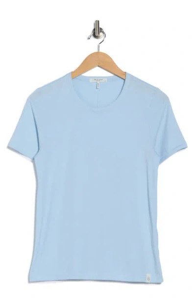 Rag & Bone The Slub Short Sleeve Tee In Blue