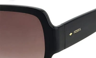 Fossil 58mm Square Sunglasses In Brown