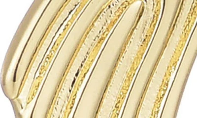 Adornia Winged Stud Earrings In Metallic