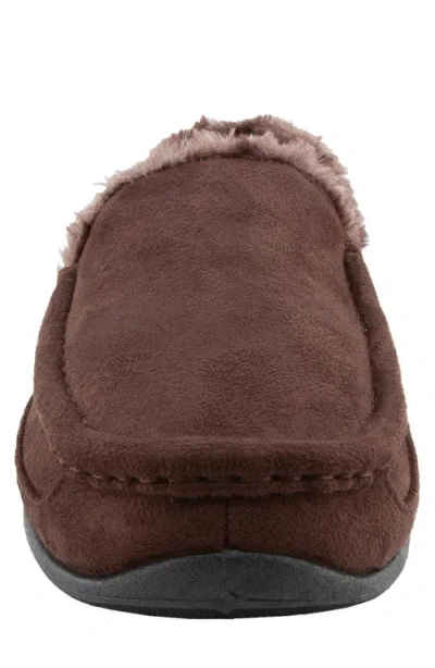 Deer Stags Spun Mens Slip-on Slippers In Brown