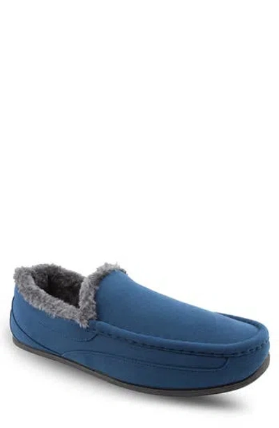 Deer Stags Spun Mens Slip-on Slippers In Blue