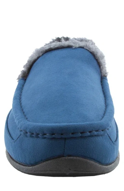 Deer Stags Spun Mens Slip-on Slippers In Blue