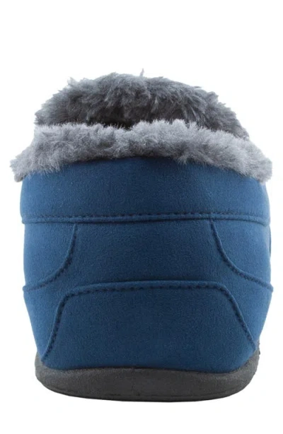 Deer Stags Spun Mens Slip-on Slippers In Blue