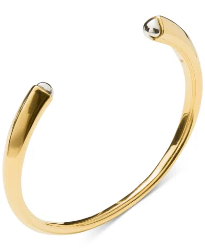 Kate Spade New York Sculptured Spade Cuff Bangle Bracelet In Gold