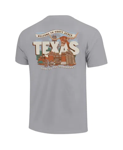 Image One Big Boys And Girls Gray Texas Longhorns Local Campus Scene T-shirt In Gray