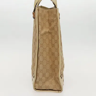 Pre-owned Gucci Beige Canvas Tote Bag ()