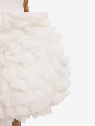 Dress & Fleur Girls Dress With Headband In White