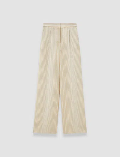 Joseph Alanel Embroidered Stripes Trousers In Neutral