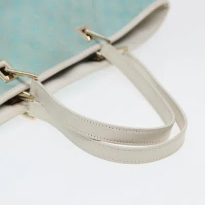 Pre-owned Gucci Gg Canvas Blue Canvas Tote Bag ()