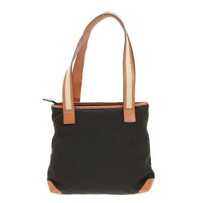 Pre-owned Gucci Khaki Canvas Tote Bag ()