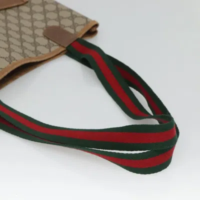 Pre-owned Gucci Ophidia Beige Canvas Tote Bag ()
