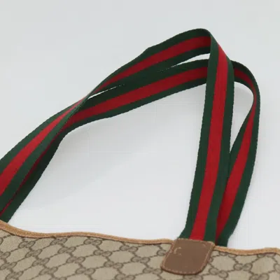 Pre-owned Gucci Ophidia Beige Canvas Tote Bag ()