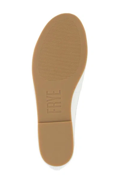 Frye Emma Ballet Flat In White