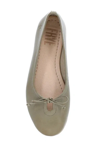 Frye Emma Ballet Flat In Green