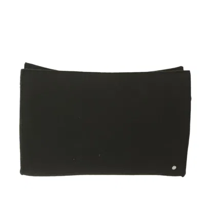 Pre-owned Hermes Hermès Black Wool Clutch Bag ()