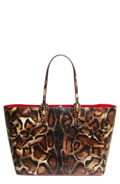 Christian Louboutin Large Cabata Soft Leather Tote In Brown