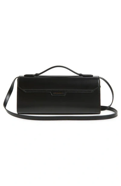 Anya Hindmarch Mortimer Top-handle Clasp Clutch In Black