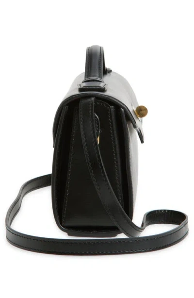 Anya Hindmarch Mortimer Top-handle Clasp Clutch In Black