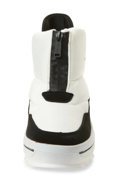 Pajar Gala Front Zip Waterproof Platform Ankle Bootie In White