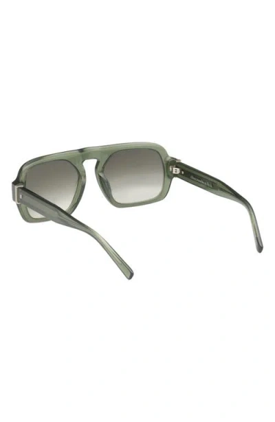 Abercrombie & Fitch 53mm Navigator Sunglasses In Green