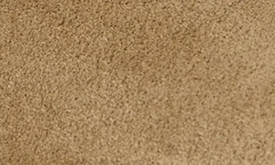 The Row Beige Hudson Suede Slide Loafers In Green