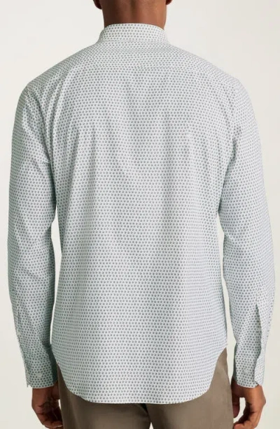 Bonobos Tech Slim Fit Print Button-up Shirt In Green