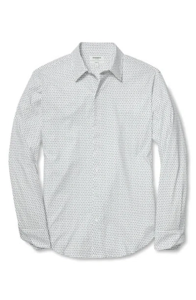 Bonobos Tech Slim Fit Print Button-up Shirt In Green