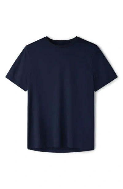 Rhone Waffle Tech Crew T-shirt In Blue