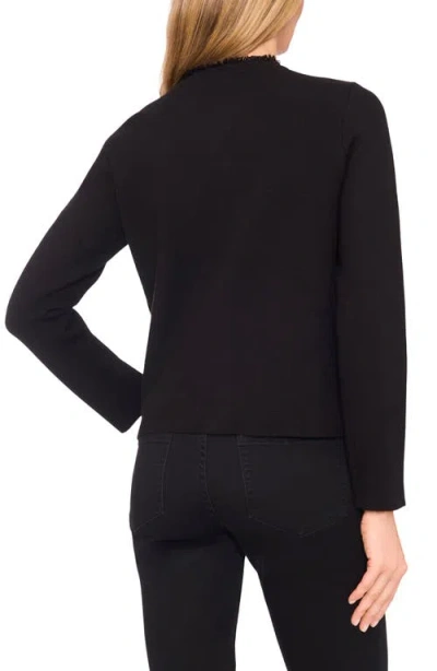 Cece Fringe Cardigan In Brown