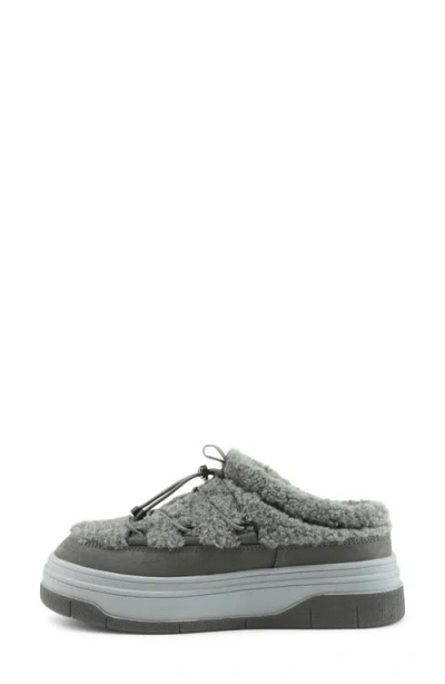 Pajar Jules Waterproof Platform Sneaker Mule In Gray