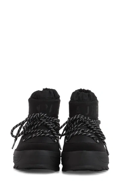 Pajar Galaxy Mini Waterproof Platform Ankle Bootie In Black