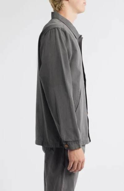 Alex Crane  Pac Organic Cotton Ripstop Shell Jacket In Gray