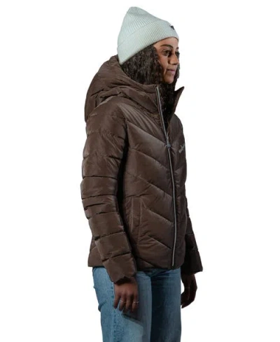 Woodpecker Robin Medium Weight Coat In Brown