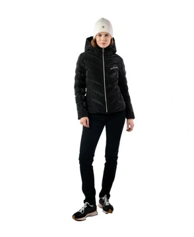 Woodpecker Robin Medium Weight Coat In Black