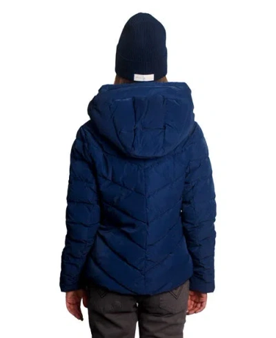 Woodpecker Robin Medium Weight Coat In Blue